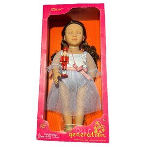 🇺🇸 Our Generation Clara 18" Doll and Nutcracker Ballet Set - New in the Box